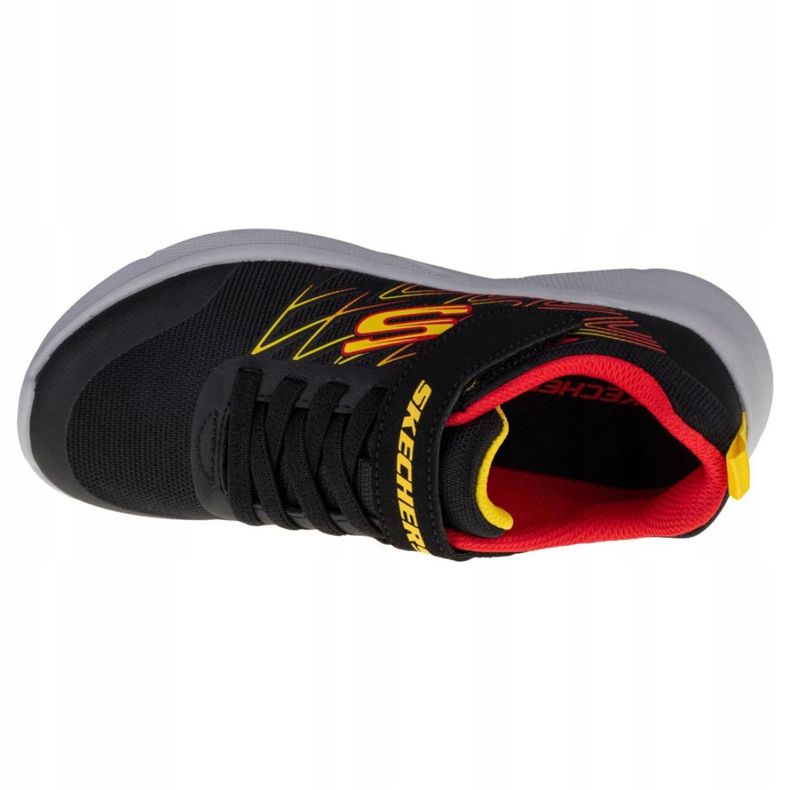 Skechers Microspec Texlor Jr 403770L-BKRD fekete 2