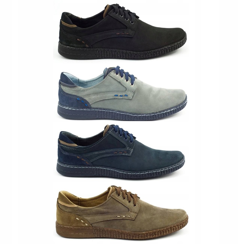 KOMODO Alkalmi férfi cipő 848 fekete barna 1