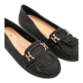 Fekete öko-velúr cipók a Maia-tól 1