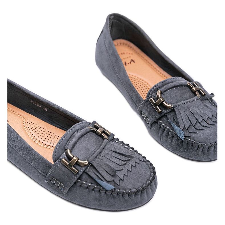 Szürke öko-velúr cipók a Maia-tól 1