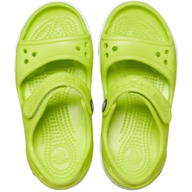 Crocs szandál gyerekeknek Crocband Ii szandál lime-black 14854 3T3 zöld 1