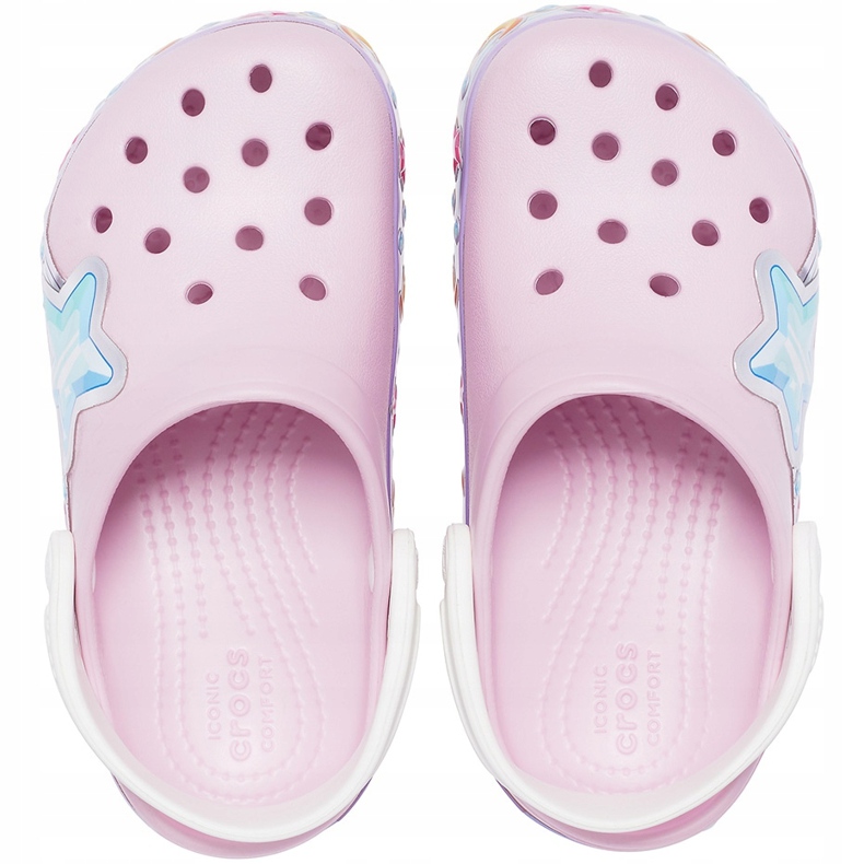 Crocs gyerekeknek Fl Star Band Clog pink 207075 6GD rózsaszín 1
