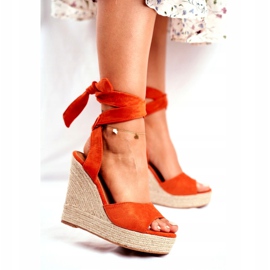 PS1 Női szandál Wedge kötött Orange Belleza narancs 1