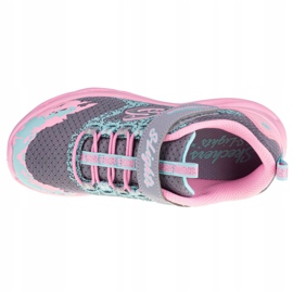 Skechers Twisty Brights W 302301L-GYPK Cipő rózsaszín szürke 2