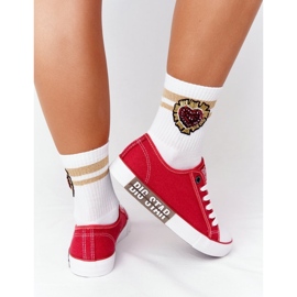 Női cipők Big Star HH274115 Red piros 1