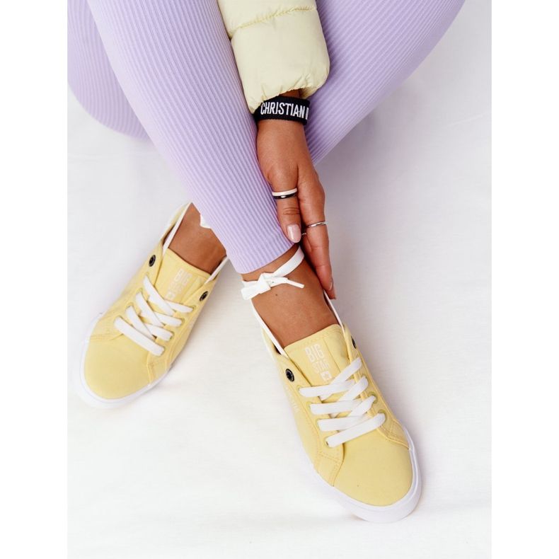 Női cipők Big Star HH274062 Sárga 2