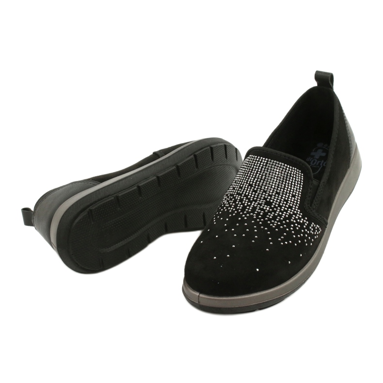 Befado női cipő 156D004 fekete ezüst 4