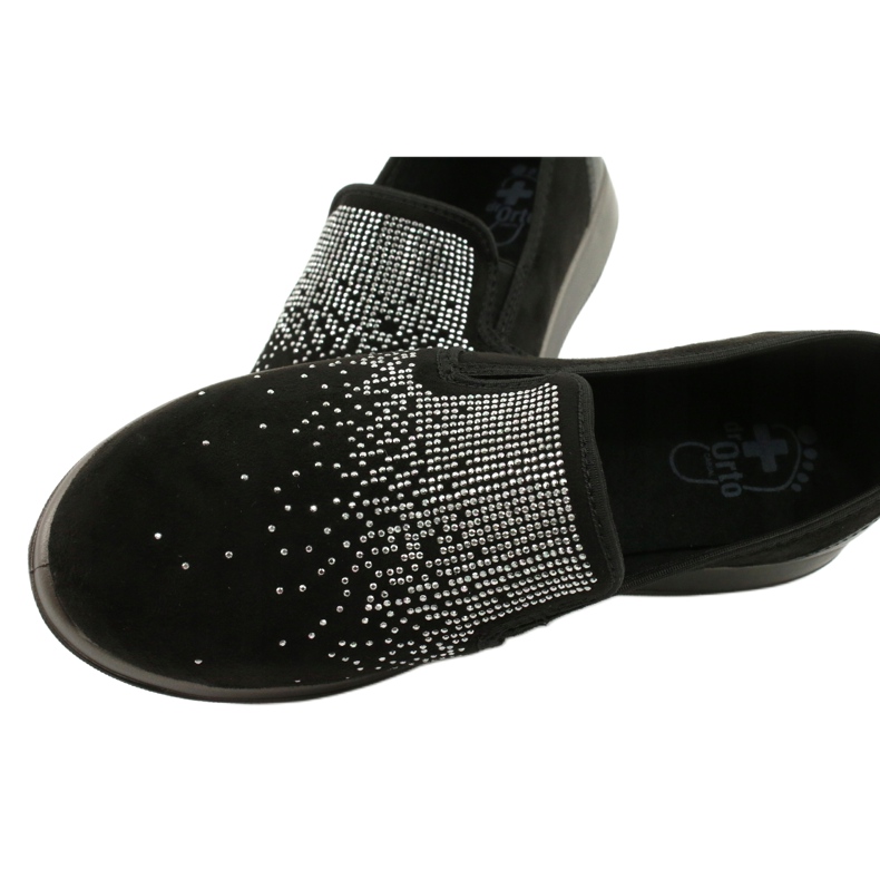 Befado női cipő 156D004 fekete ezüst 5