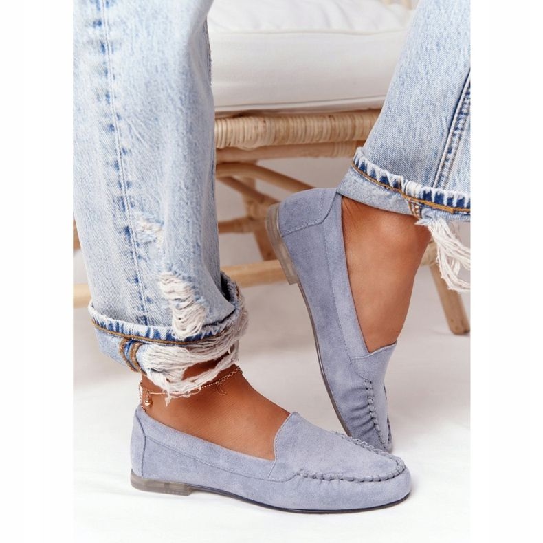 Velúr cipők Sergio Leone MK722 kék 1