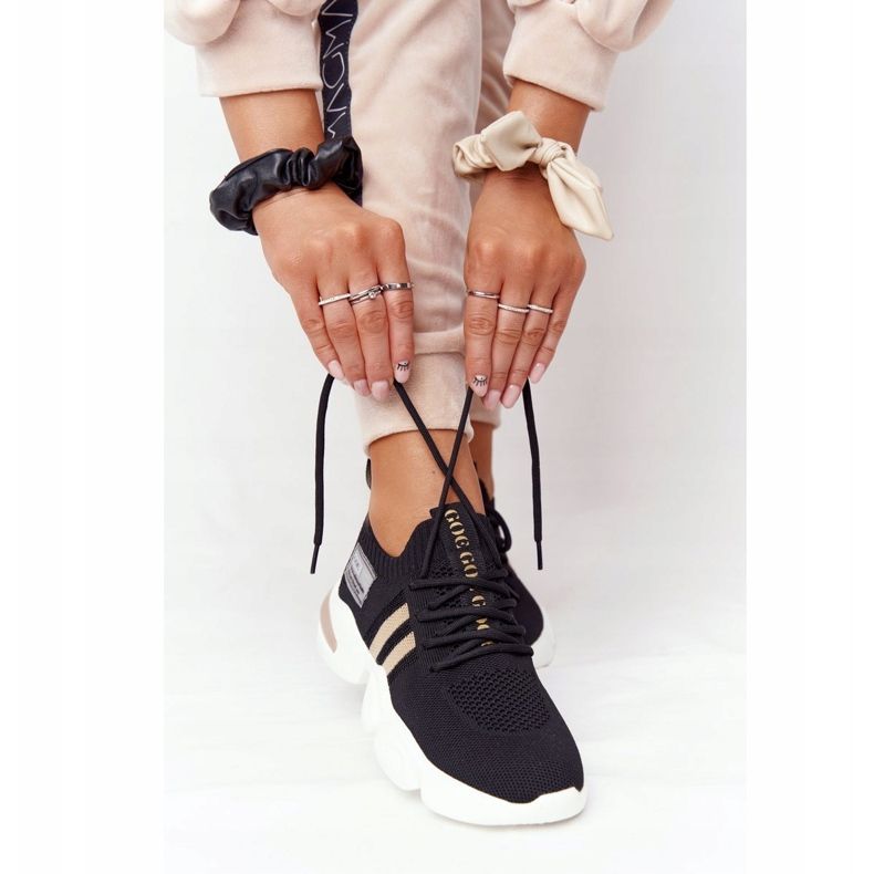 Női sportzokni GOE HH2N4017 Fekete 2