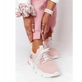 Női sportzokni GOE HH2N4019 Pink fehér 2