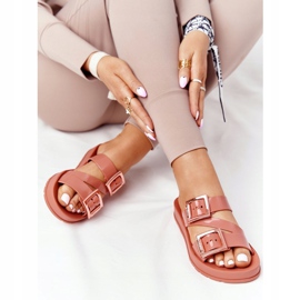 Illatos, környezetbarát gumi papucs ZAXY HH285106 Ceglaste barna 1