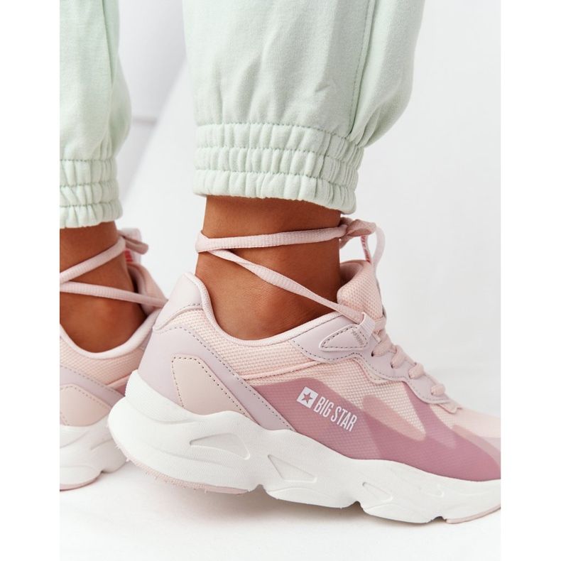 Női sportcipő Memory Foam Big Star HH274811 Pink rózsaszín 1