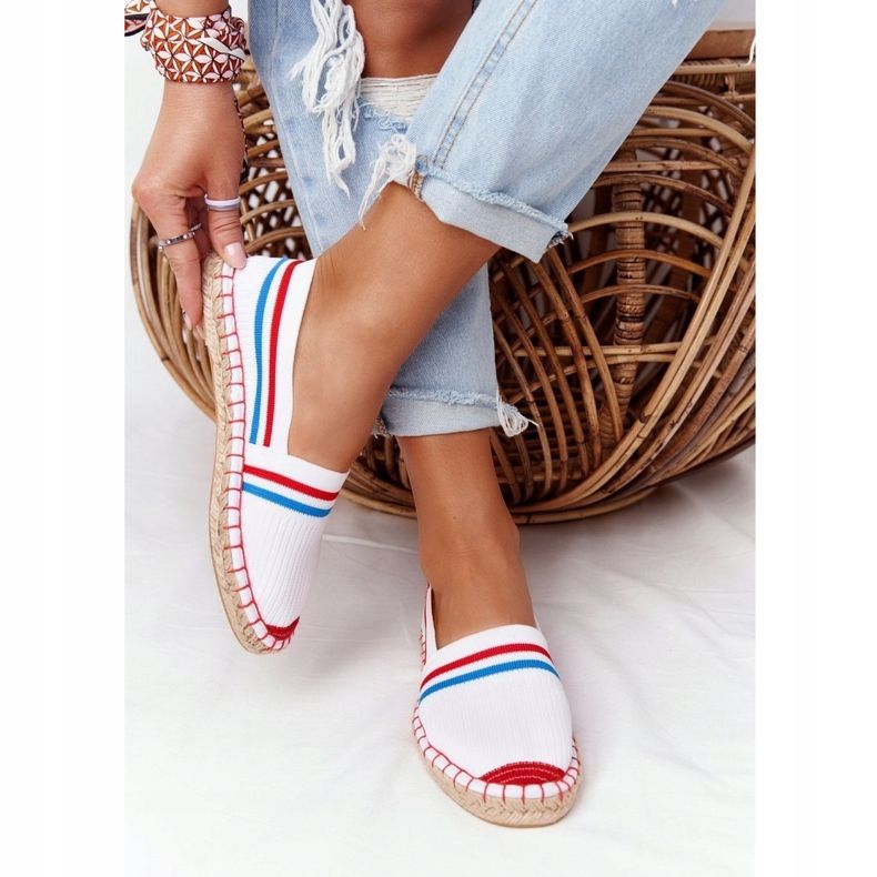 Tommy Big Star Espadrilles HH274486 Fehér piros kék 1 Tommy Big Star Espadrilles HH274486 Fehér piros kék 1