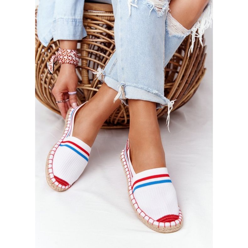 Tommy Big Star Espadrilles HH274486 Fehér piros kék 2 Tommy Big Star Espadrilles HH274486 Fehér piros kék 2