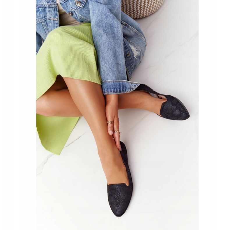 Női cipők Sergio Leone MK700 Suede Black fekete 1