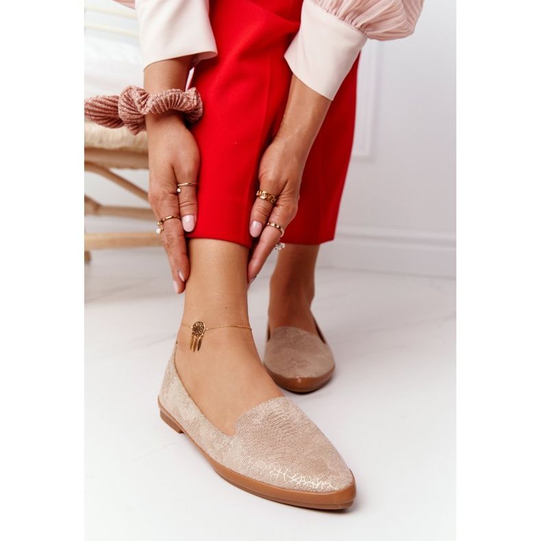 Női cipők Sergio Leone MK700 Suede Beige bézs aranysárga 1