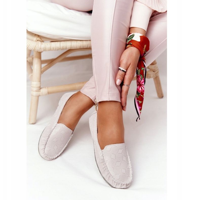 Rio Flore Környezetbarát Bőr Cipők Bézs 2