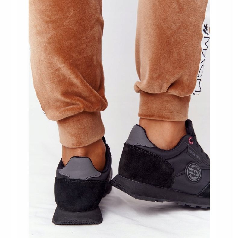 Női sportcipő Memory Foam Big Star HH274528 Fekete 2
