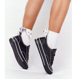 Női bőr cipők Big Star HH274145 Fekete 1