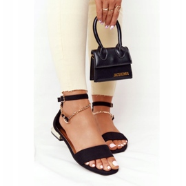 Szandál aranysarkún Vinceza 21-17119 Fekete 2