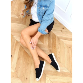 Fekete női espadrillák 7105 Fekete 2