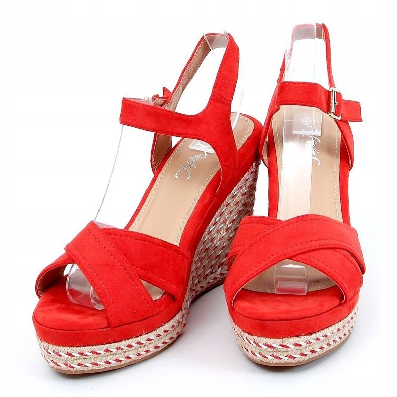 Piros ék szandál WH-255 Piros 2