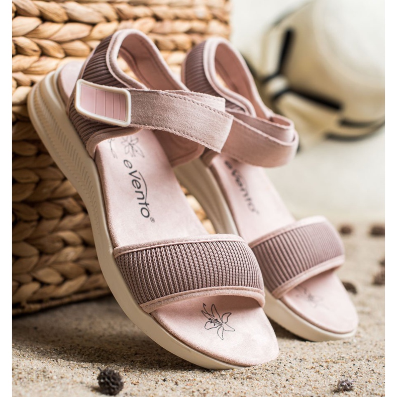 Evento Kényelmes szandál tépőzárral 20SD88-2022 rózsaszín 1 Evento Kényelmes szandál tépőzárral 20SD88-2022 rózsaszín 1