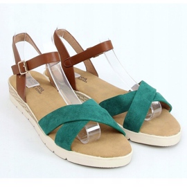Zöld női szandál 1031-15 Zöld barna 1