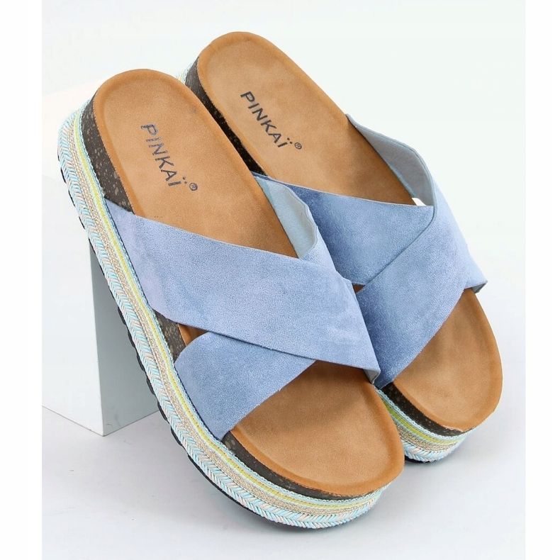 Kék parafa papucs LS016 Kék 1 Kék parafa papucs LS016 Kék 1