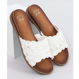 Fehér női papucs H006 Blanco 1