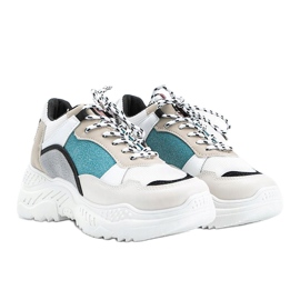 Bézs cipők vastag Joana talppal 1