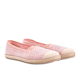 Laney rózsaszín szövet espadrilles 1 Laney rózsaszín szövet espadrilles 1
