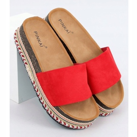 Piros parafa papucs LS015 Piros 1