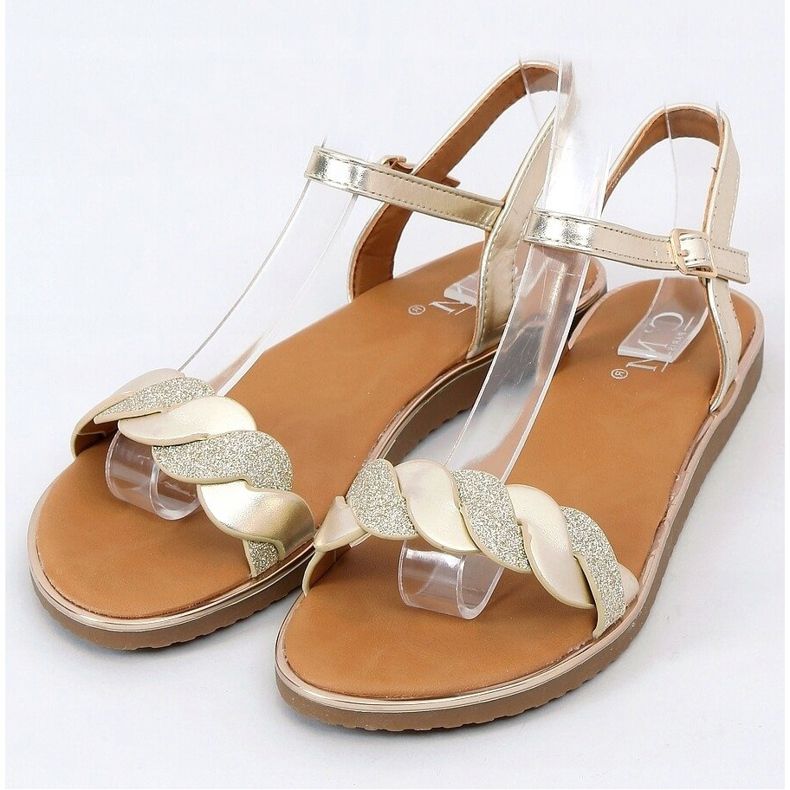 Arany női szandál 123-5 Arany aranysárga 1