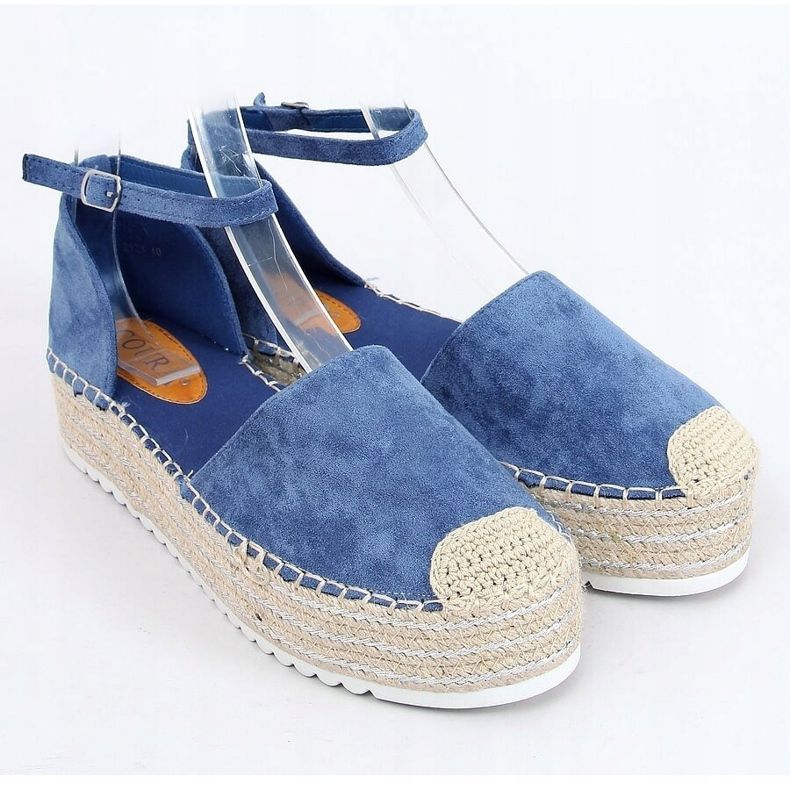 Espadrilles, kék szandál 2138 Kék 1