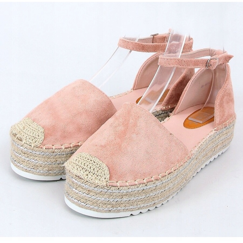 Espadrilles, szandál rózsaszín 2138 Pink 1