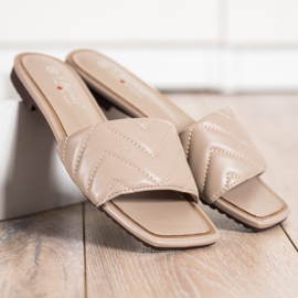 S. BARSKI Steppelt S.BARSKI papucs bézs 1