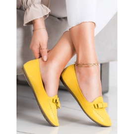 SHELOVET Sárga urak öko bőrrel 1