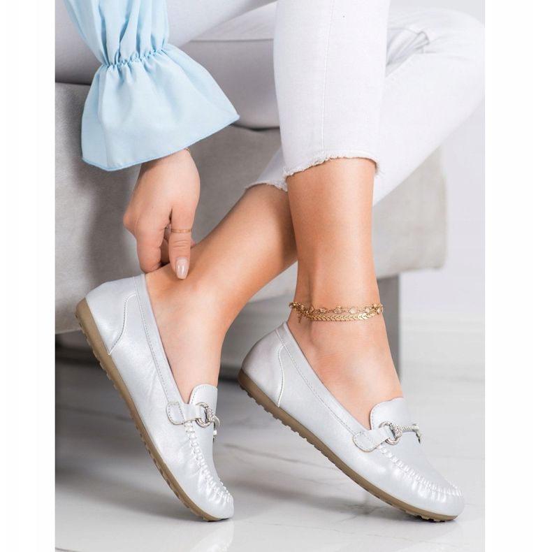 Queentina Elegáns cipők köbös cirkóniummal ezüst 1