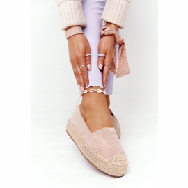 Espadrilles A Straw Platform Beige Highway bézs 2