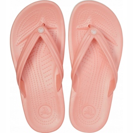 Crocs női papucs Crocband Flip világos rózsaszín és fehér 11033 6KP 2