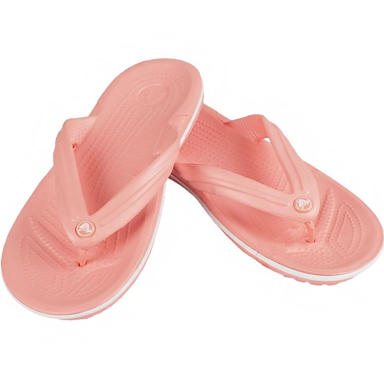 Crocs női papucs Crocband Flip világos rózsaszín és fehér 11033 6KP 1
