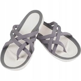 Crocs női papucs Swiftwater Webbing Flip W Világosszürke 205479 okt. 1