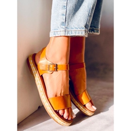 Szandál espadrilles honeyTH005 Sárga 2
