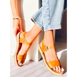 Szandál espadrilles honeyTH005 Sárga 1