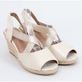 Szandál espadrilles ékeken arany 9R38 Gold aranysárga 1 Szandál espadrilles ékeken arany 9R38 Gold aranysárga 1