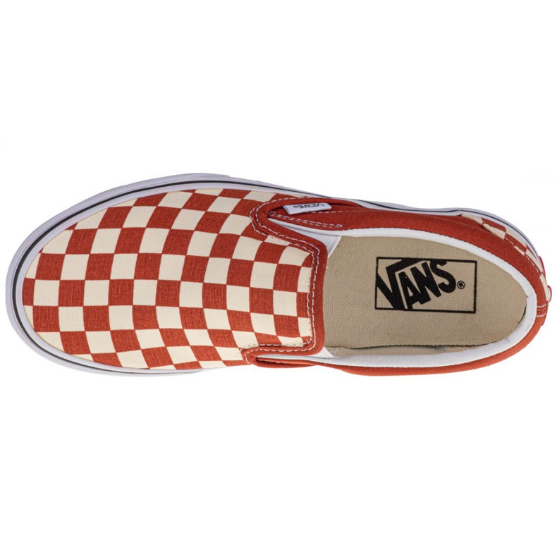 Vans Classic Slip-On W VN0A4U38WS21 fehér narancssárga 2 Vans Classic Slip-On W VN0A4U38WS21 fehér narancssárga 2
