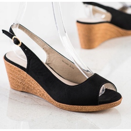 Goodin Alkalmi ék szandál fekete 2