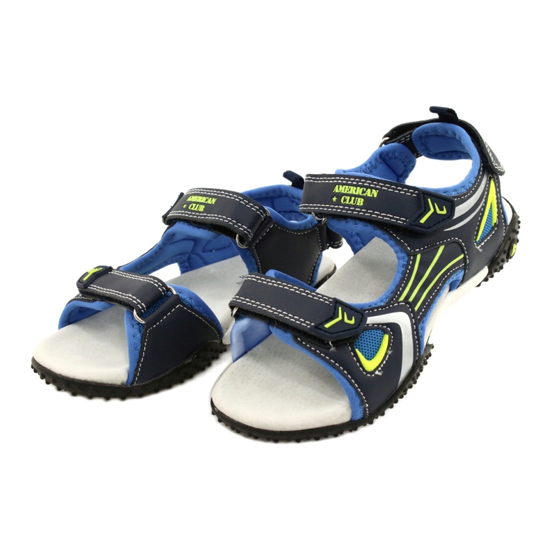 American Club Amerikai RL23 bőrbetét sötétkék kék zöld 1